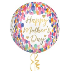 Watercolour Happy Mother's Day Orbz Balloon