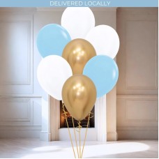 Winter Wonderland Party Helium Latex Balloon Bunch (7 Balloons)