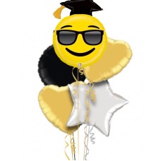 Emoji Grad Foil Balloon Bouquet