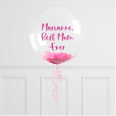 Pink Mother's Day Bubble Personalised Balloon
