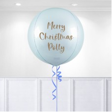 Personalised Winter Wonderland Inflated Orb Balloon