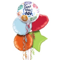 Special Messages Get Well Balloon Bouquet