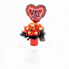 Hot Love Chocolate Bouquet