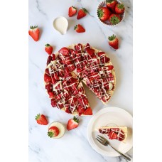 Strawberries & Cream Cheesecake