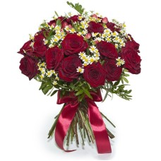 red roses and wildflowers (Standard)