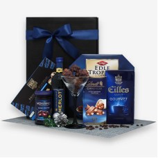 Christmas present with coffee