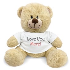 I Love You More Teddy Bear - 11''