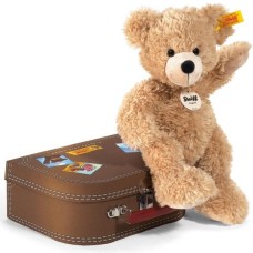 Steiff teddy bear Fynn in suitcase