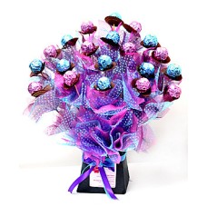 Blue Bouquet Of Ferrero Rocher