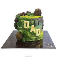 Father'S Day Awesome Dad Chocolate Butter Tower Cake(gmc)