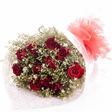 12 Red Rose Bouquet