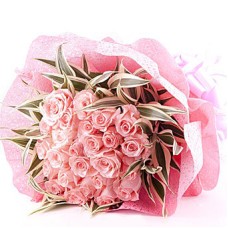 20 Pink Pearl Roses Bunch