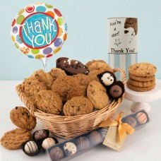 Thank You Luxury Chocolates and Cookies Gift Basket