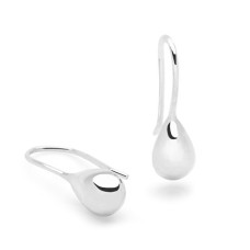 Silver Dew Drop Earrings