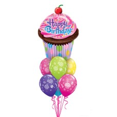 Birthday Frosted Cupcake