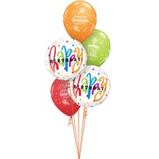 Happy Birthday Dots Qualatex