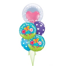 24 Inch-61cm Deco Bubble – Stylish Hearts