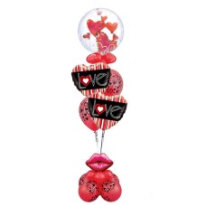 24inch - 61cm Lovely Floating Hearts Qualatex