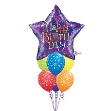 Birthday Purple Typography