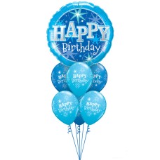 Birthday Blue Sparkle