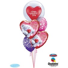 Bouquet 151 Deco Bubble Clear Qualatex