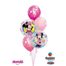 Bukiet-59 Disney Minni Mouse Bow-Tique Qualatex #41065-2 18685-3