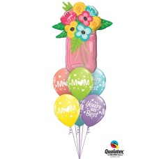 Bouquet 594 Handpicked Mother's Day Flowers Qualatex #47583 24366-6
