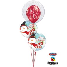 Bukiet 611 Winter Wonderland Snowmen Qualatex #52005 18867-2 40559
