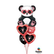 Bouquet 670 "Love You" Panda Bear #54882 54850-2 55247-2