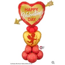 Bouquet 823 Straight To The Heart! Qualatex # 97212 97152 43599-4 40862-8 58270-8