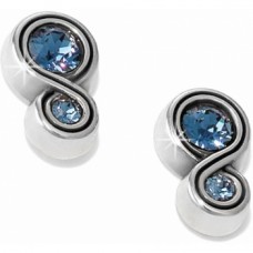 Infinity Sparkle Post Earrings