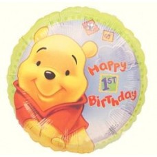 Pooh 1st Birthday Balloon