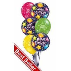 Birthday Stars Bouquet (Standard)