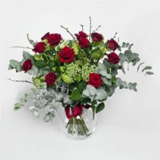 12 Red Roses And Teddy (Standard)