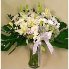 White Bouquet With Lilies (Small)