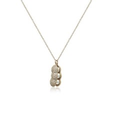 Peanut Cubic Zirconia Necklace