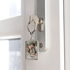 Personalised key ring - Stainless steel (Round)
