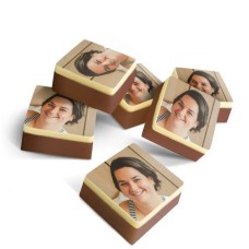 24 Chocolates with photo - square