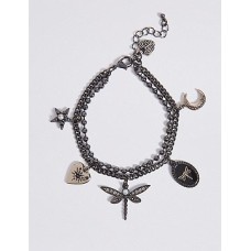 Charm Multi Drop Bracelet