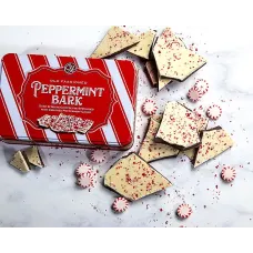 Dark and White Chocolate Peppermint Bark - 1 lb