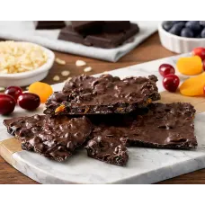 Dark Chocolate Crispy Fruit Bark - Nut Free