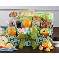 Deluxe Fresh Fruit, Chocolate and Snacks
