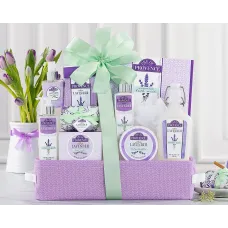 Lavender Spa Experience Gift Basket