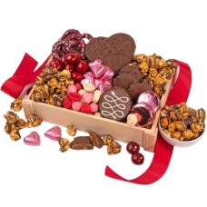 Deluxe Valentine Chocolate Gift Crate