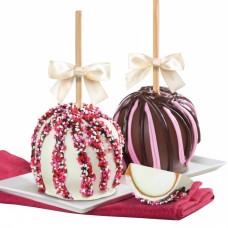 Sweet Love Chocolate Covered Caramel Apples Pair
