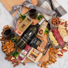 Cutting Edge Holiday Wine & Cheese Board Gift