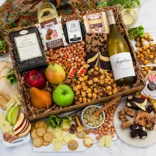 Charming Chardonnay, Fruit, Cheese & Gourmet Gift Box