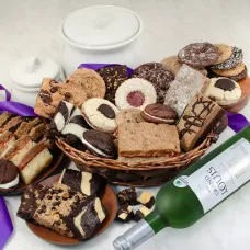 Bakery & Bordeaux White Wine Gift Basket