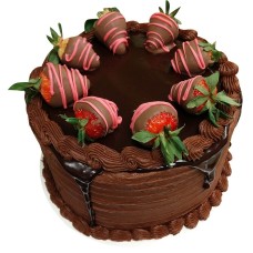 1 kg Chocolate Strawberry Cake