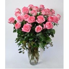 Arrangement Of 24 Pink Roses